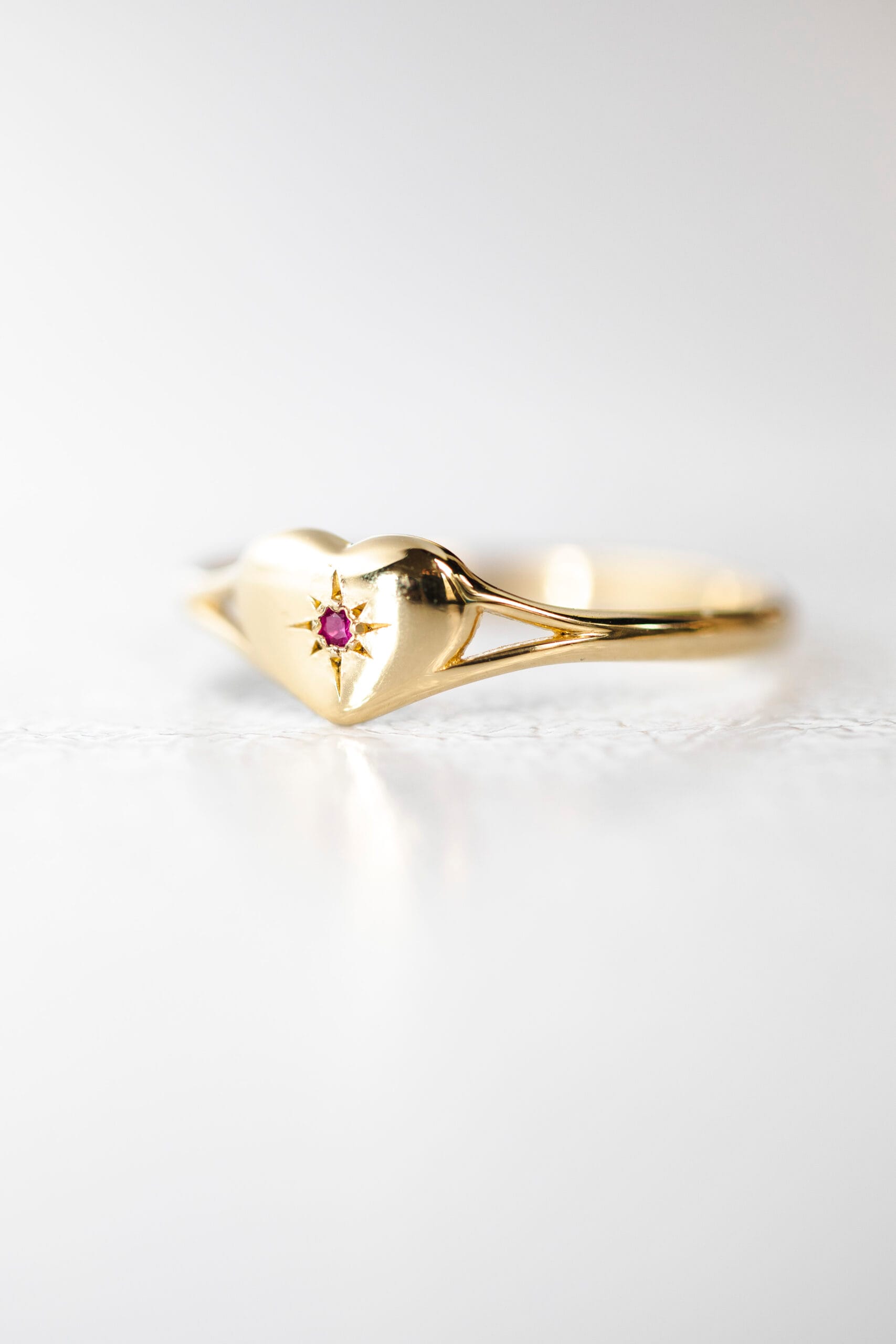 טבעת להלי | זהב/רובי