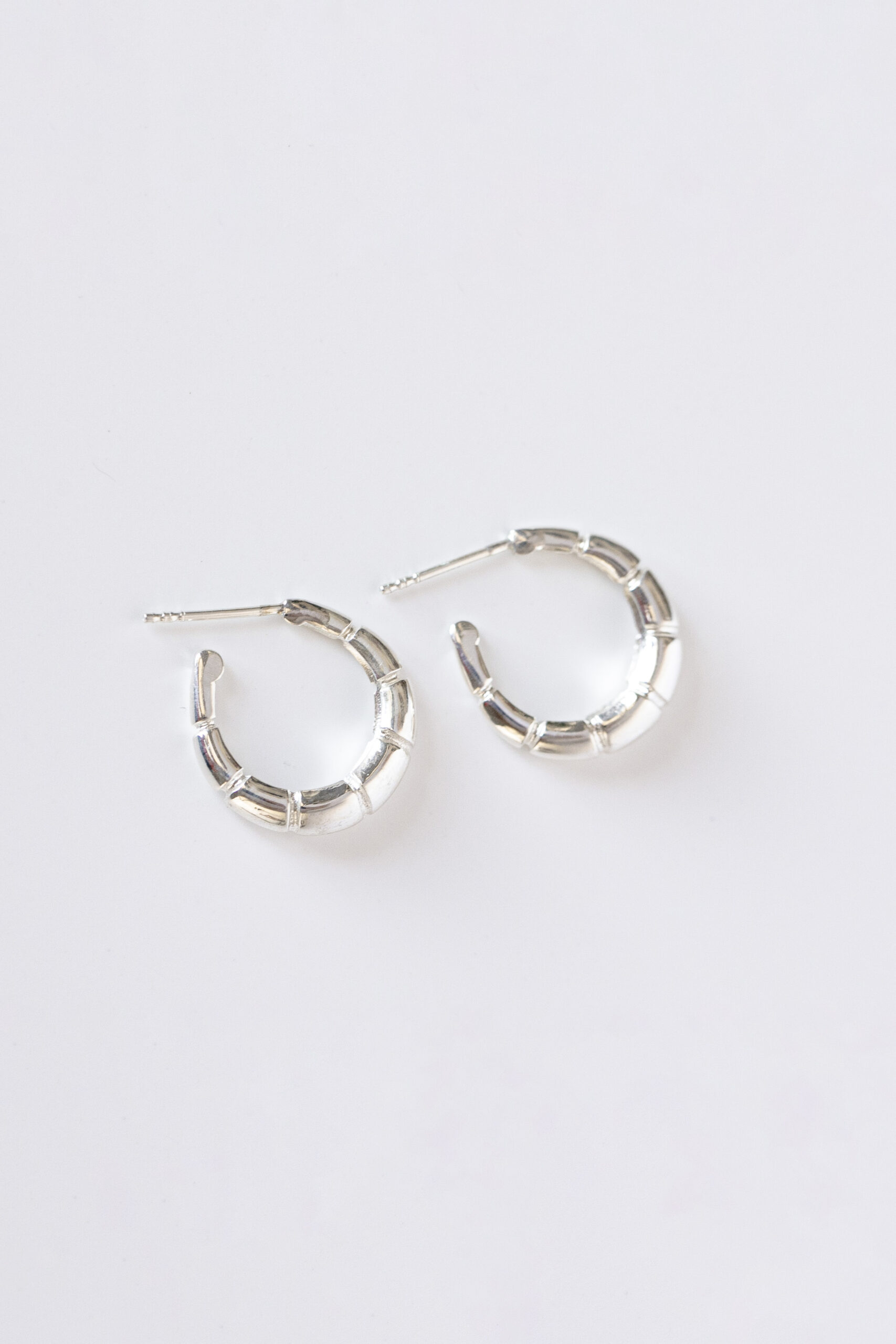 עגיל צ׳ייסר גדול | כסף