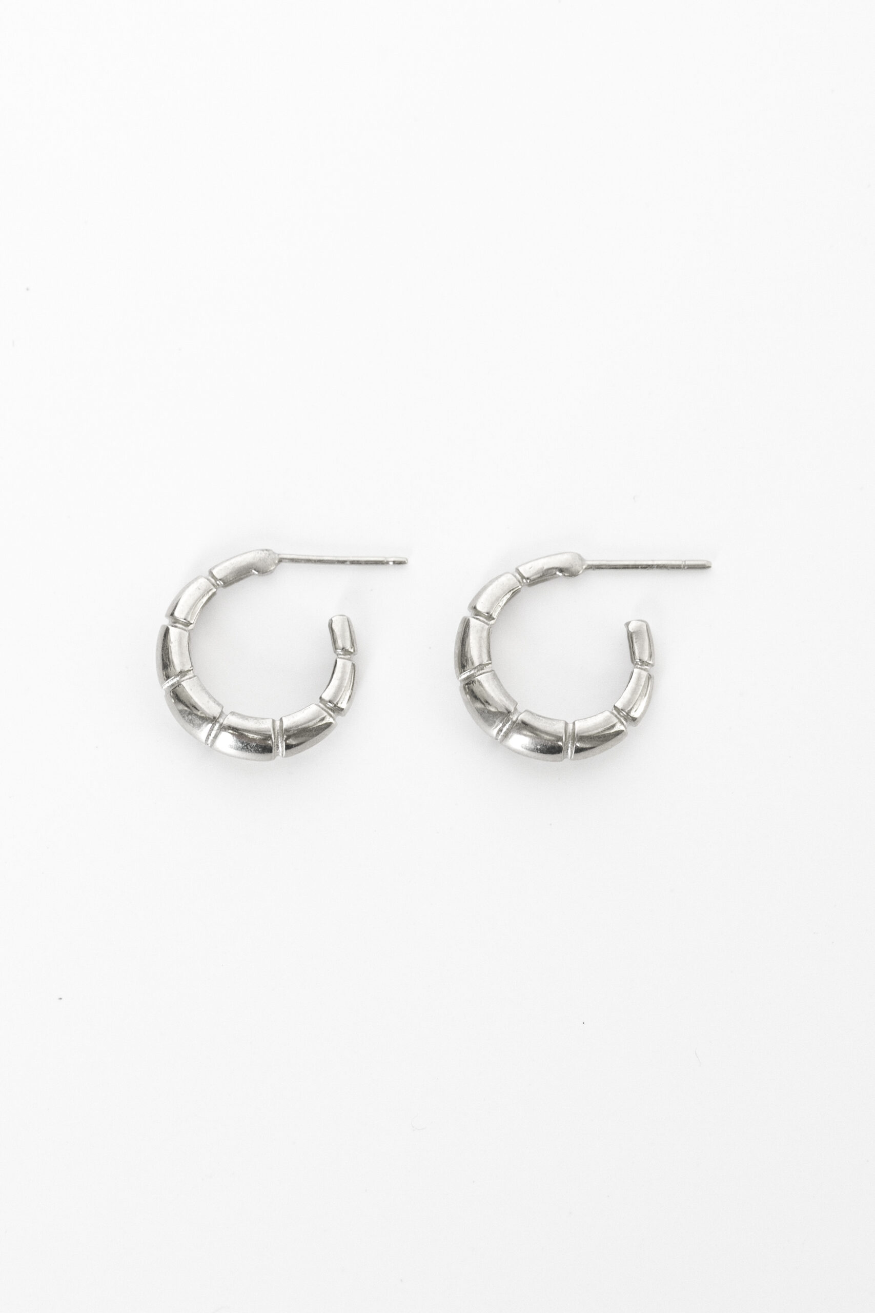 עגיל צ׳ייסר בינוני | כסף